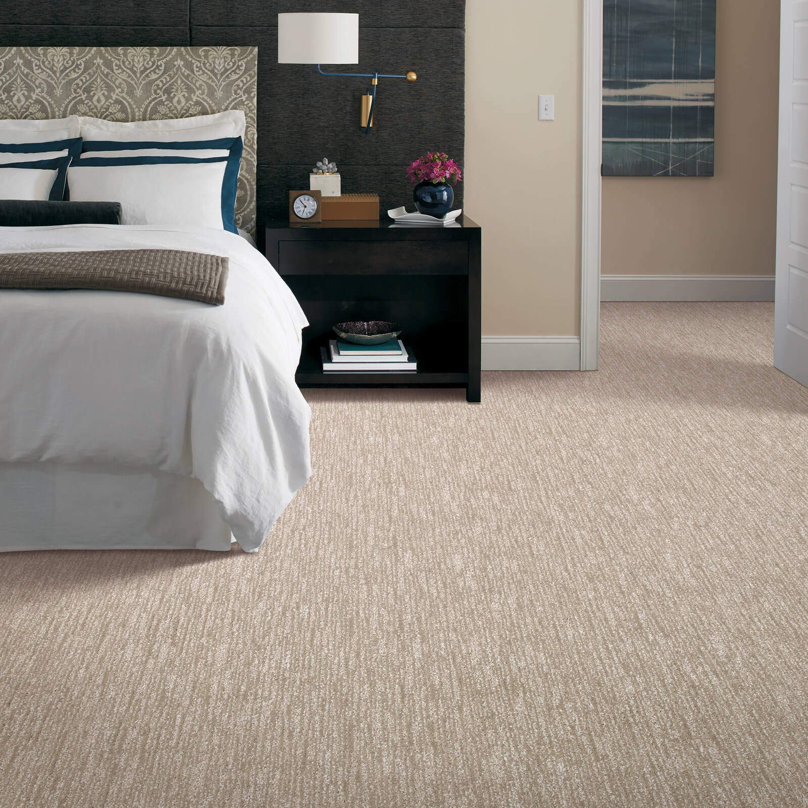 New carpet in bedroom | Rockford Floor Covering